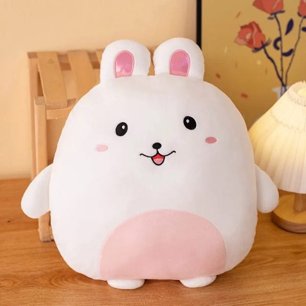 peluche squishmallow lapin blanc