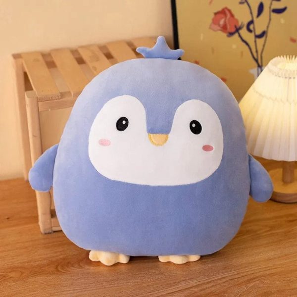 Peluche squishmallow pingouin bleu