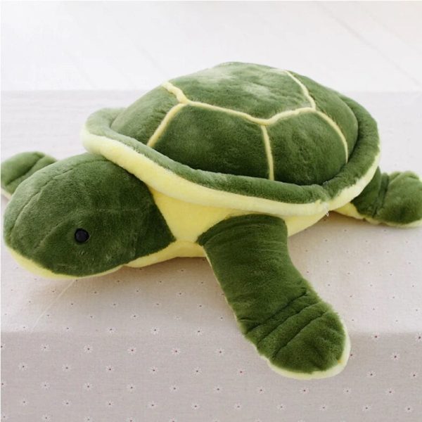 Peluche tortue douce colorée