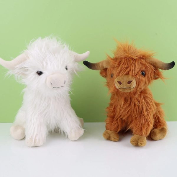 Peluche vache des montagnes douce
