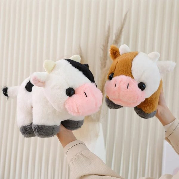 peluche vache douce