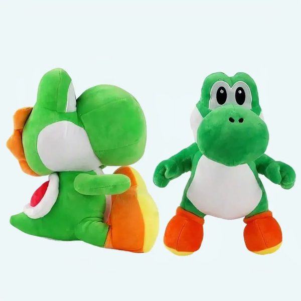 Peluche Yoshi Mario verte douce compagnon