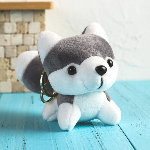 Porte-clé Chien Peluche adorable