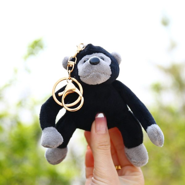 porté-clé singe peluche